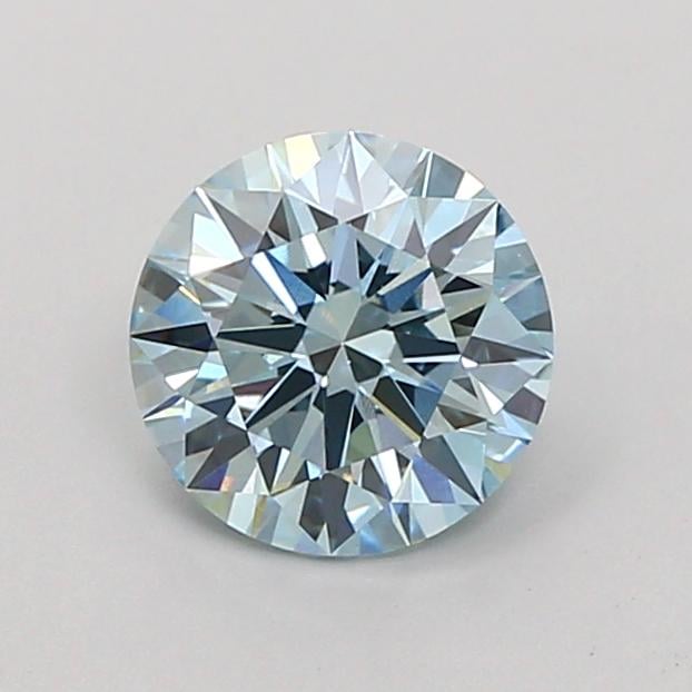 1.30 Ct. Fancy Vivid Blue Round Lab Grown Diamond