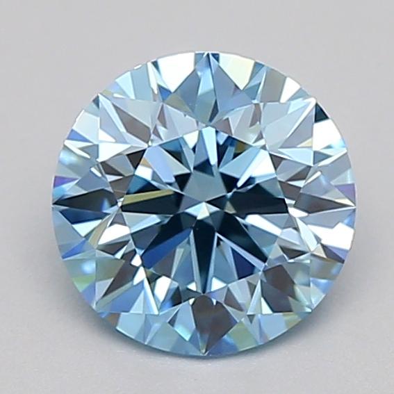 1.00 Ct. Fancy Vivid  Blue Round Lab Grown Diamond