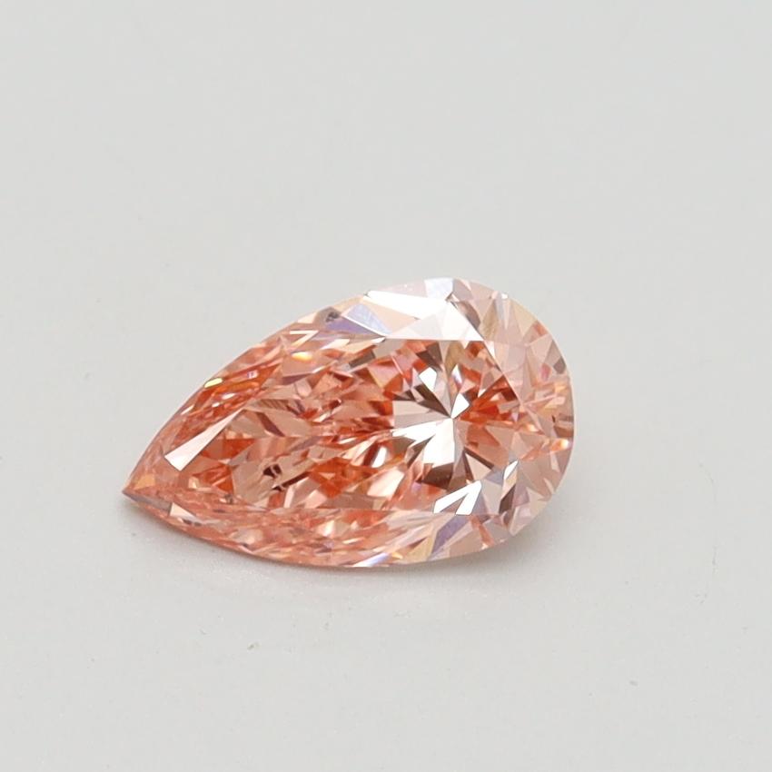 0.51 Ct. Fancy Intense Pink Pear Lab Grown Diamond