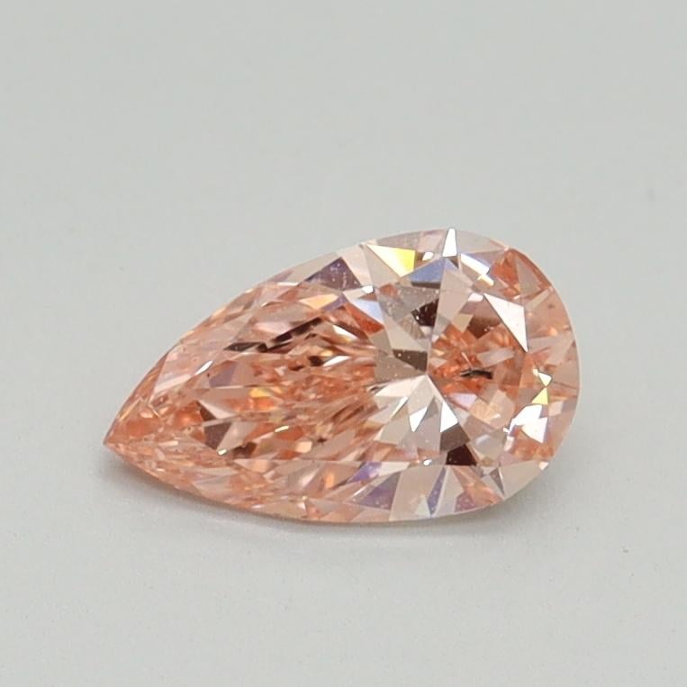 0.50 Ct. Fancy Intense Pink Pear Lab Grown Diamond