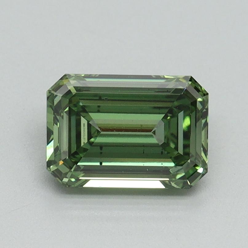 1.09 Ct. Fancy Vivid Green Emerald Lab Grown Diamond