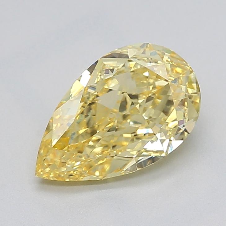 2.03 Ct. Fancy Intense  Yellow Pear Lab Grown Diamond