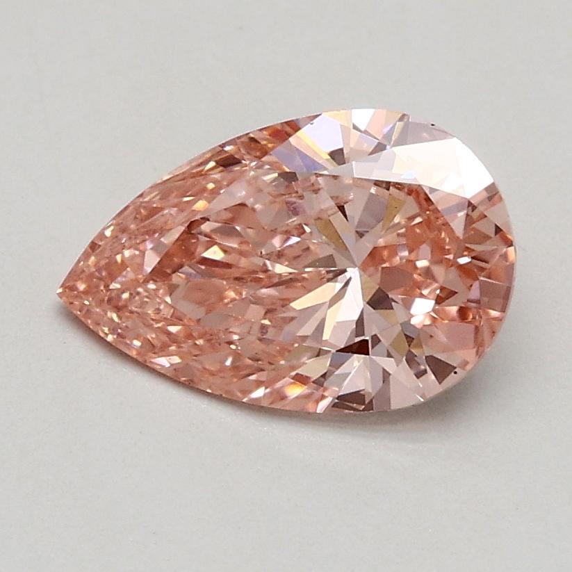 0.78 Ct. Fancy Vivid Pink Pear Lab Grown Diamond
