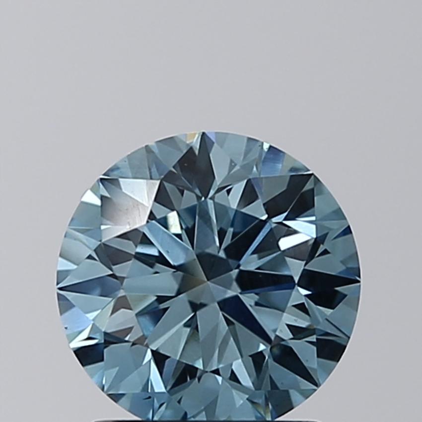 1.40 Ct. Fancy Intense Blue Round Lab Grown Diamond