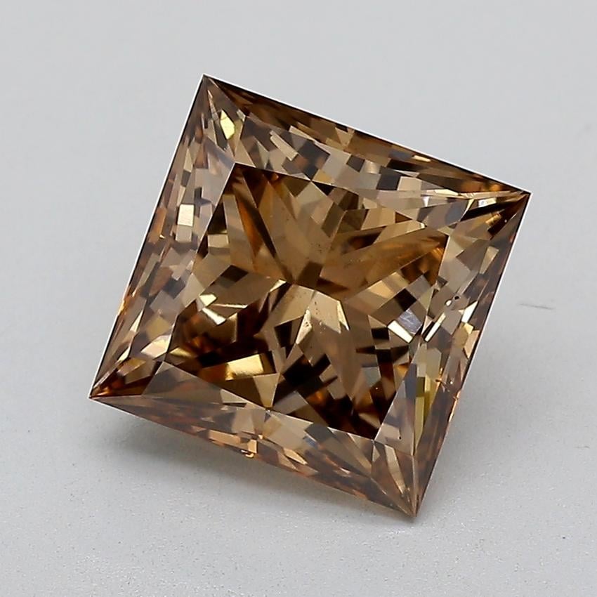 3.99 Ct. Fancy  Brown Princess Lab Grown Diamond