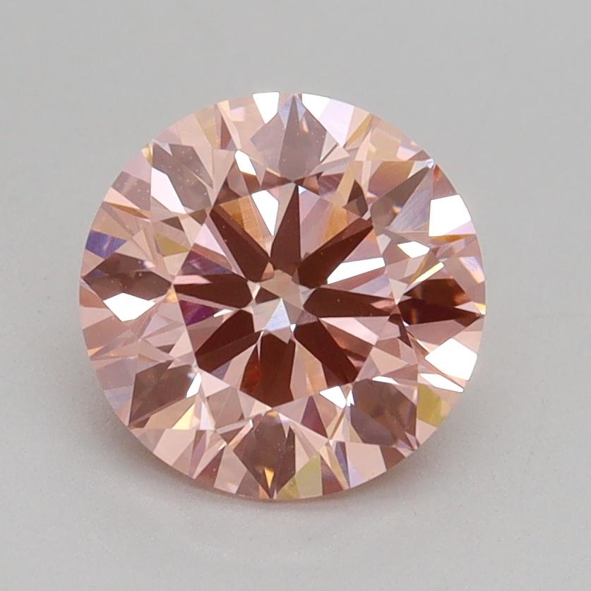 1.72 Ct. Fancy Intense Pink Round Lab Grown Diamond