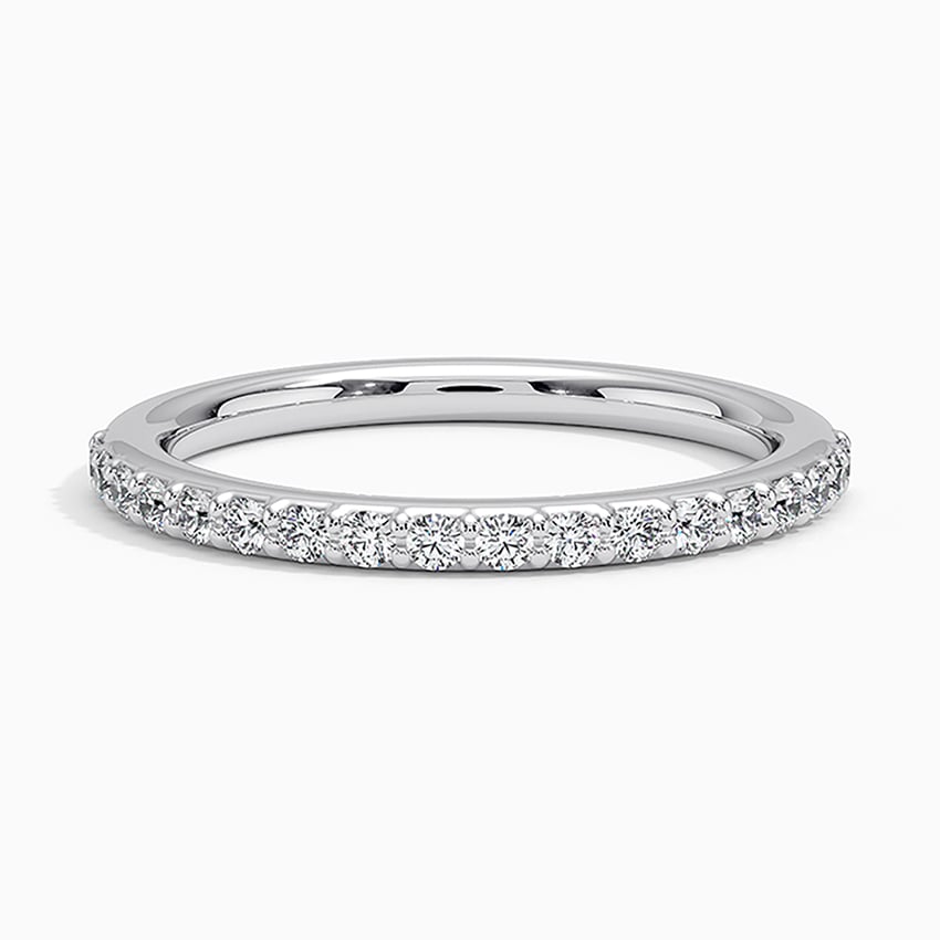 Petite Shared Prong Diamond Ring 