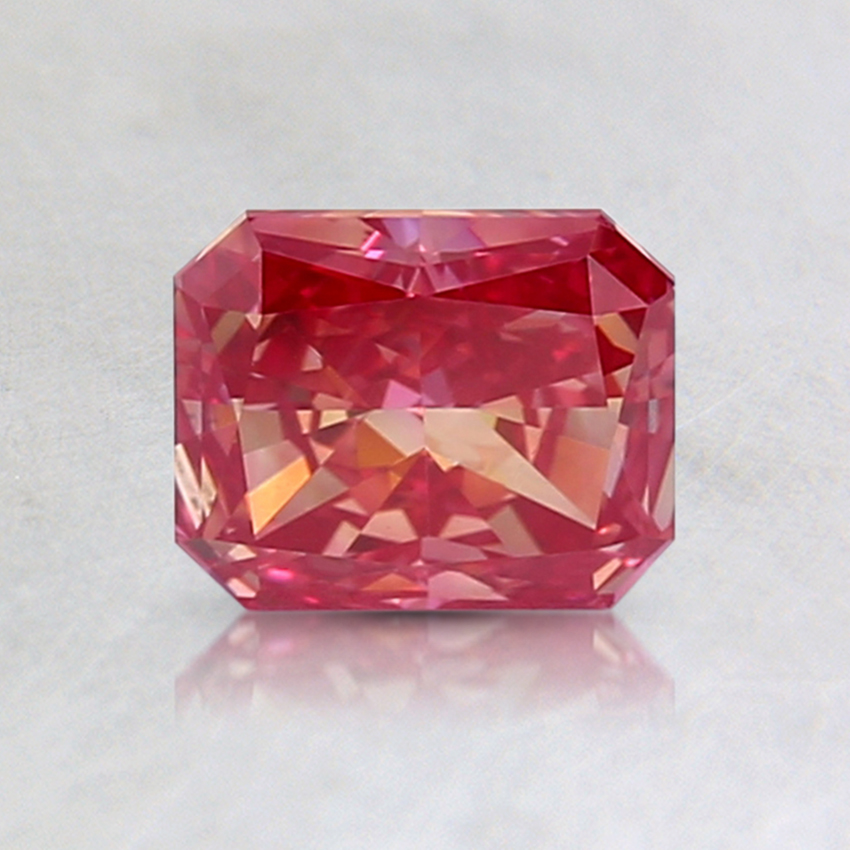 0.94 Ct. Fancy Purplish Red Radiant Lab Created Diamond