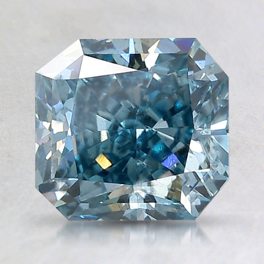 2.43 Ct. Fancy Vivid Blue Radiant Lab Created Diamond