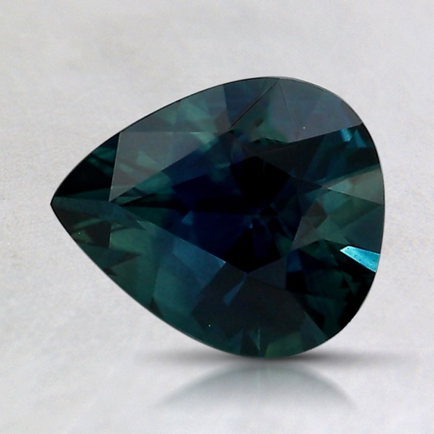 7.8x6.6mm Blue Pear Montana Sapphire