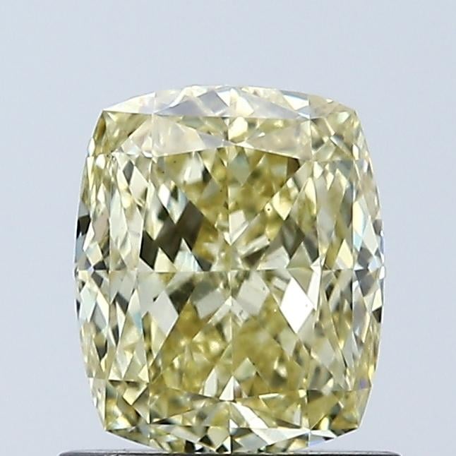 1.10 Ct. Fancy Intense Yellow Cushion Lab Grown Diamond