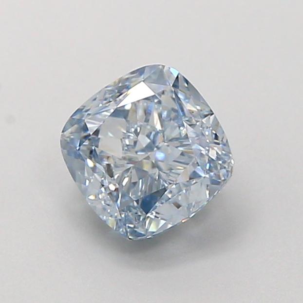 1.01 Ct. Fancy Intense Blue Cushion Lab Grown Diamond