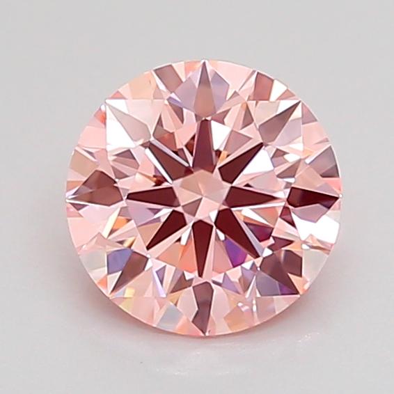 1.08 Ct. Fancy Intense Pink Round Lab Grown Diamond
