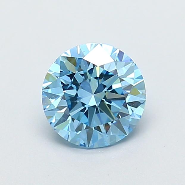 1.13 Ct. Fancy Vivid  Blue Round Lab Grown Diamond