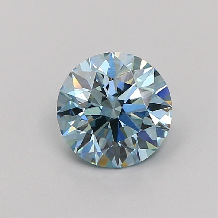 1.10 Ct. Fancy Vivid Blue Round Lab Grown Diamond