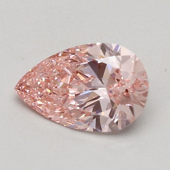 0.51 Ct. Fancy Intense Pink Pear Lab Grown Diamond