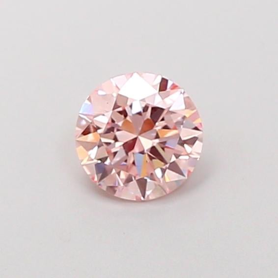 0.71 Ct. Fancy Pink Round Lab Grown Diamond