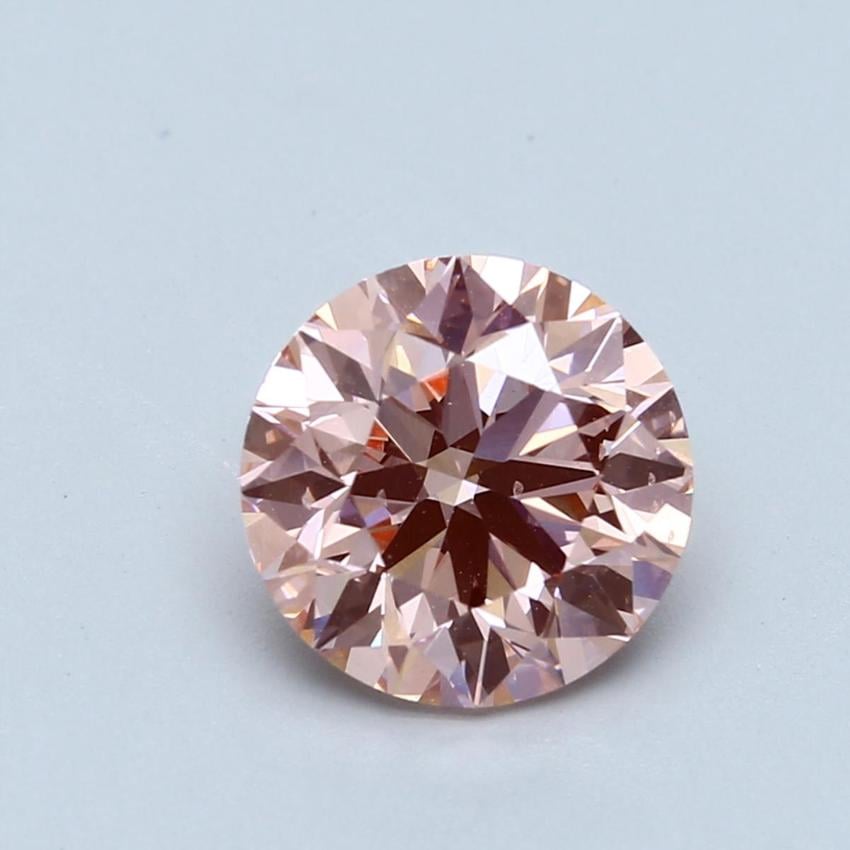 3.02 Ct. Fancy Intense Pink Round Lab Grown Diamond
