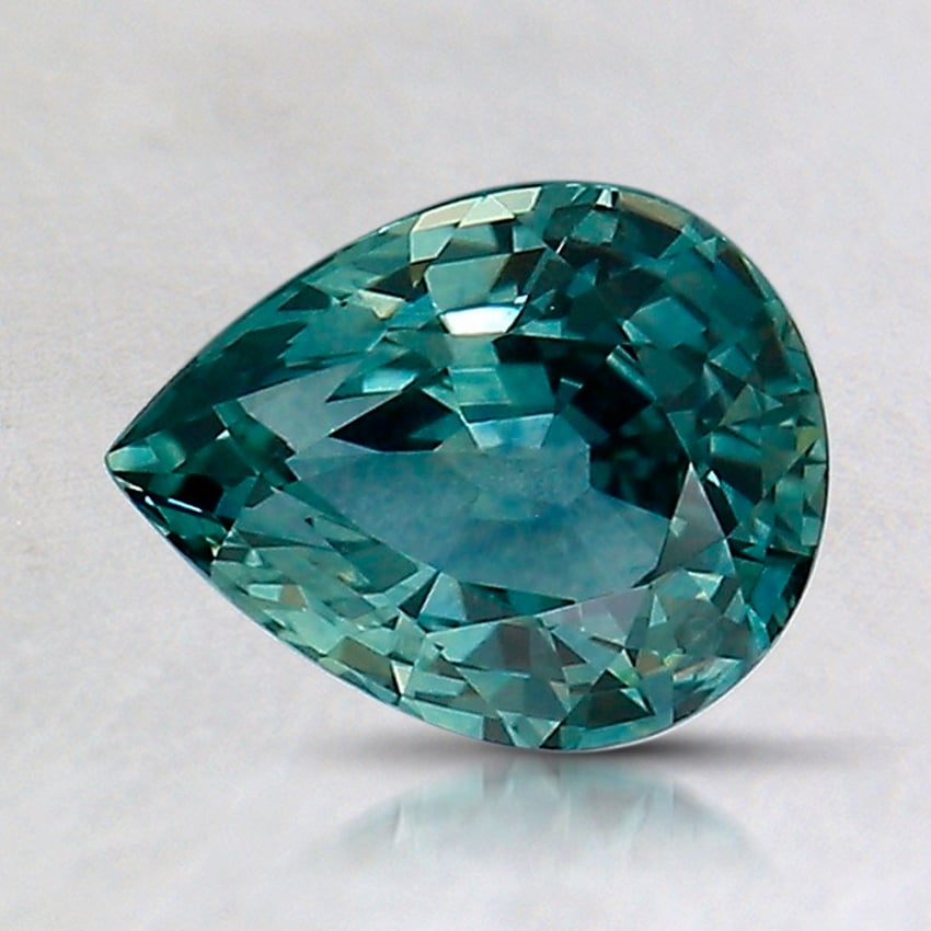 7.9x6.3mm Blue Pear Montana Sapphire