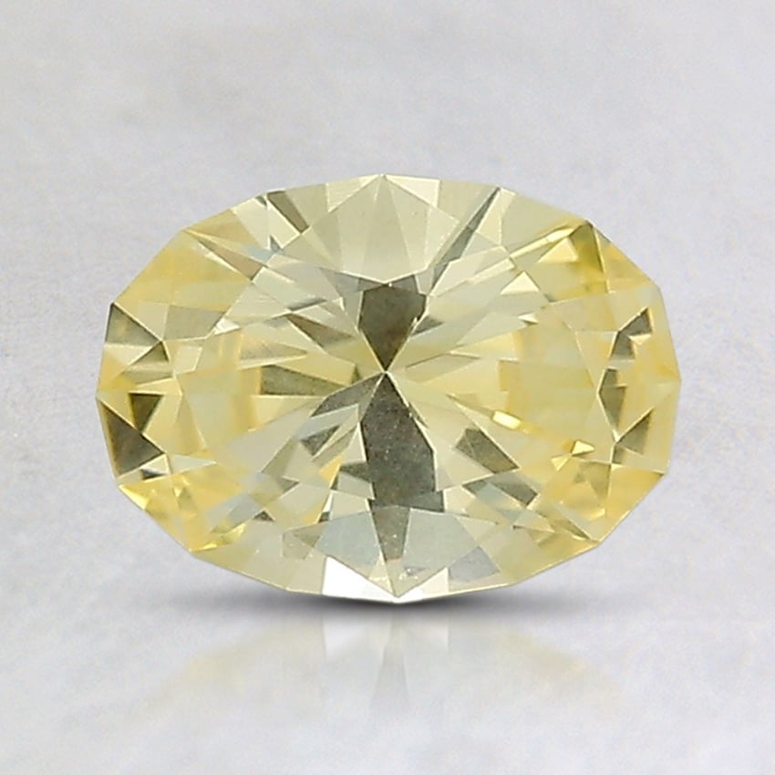7.7x5.6mm Yellow Modified Oval Sapphire