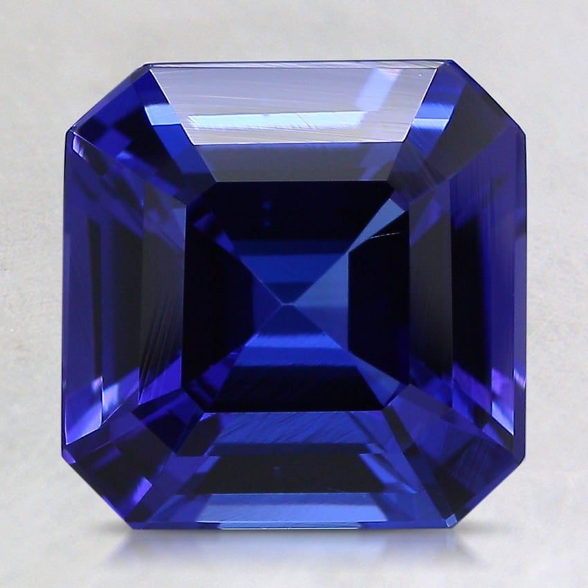 11.8mm Violet Asscher Tanzanite