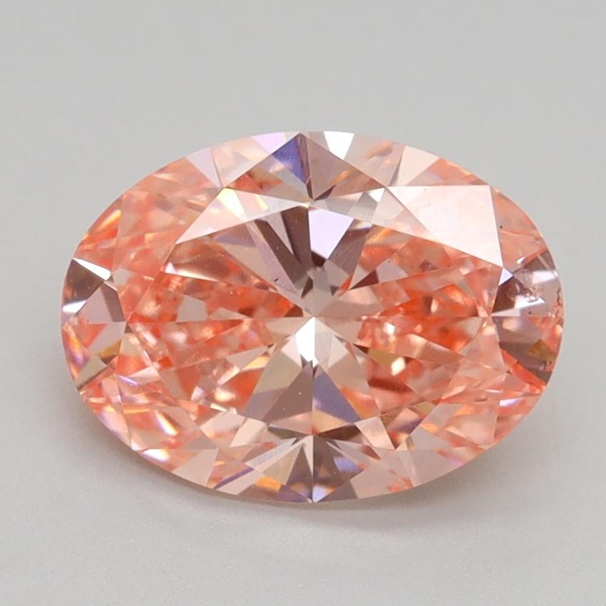2.00 Ct. Fancy Vivid Pink Oval Lab Grown Diamond