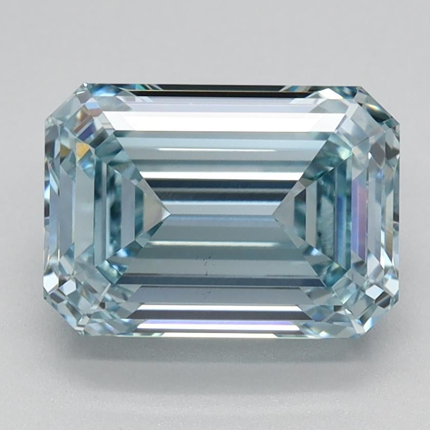 2.13 Ct. Fancy Intense Green Blue Emerald Lab Grown Diamond