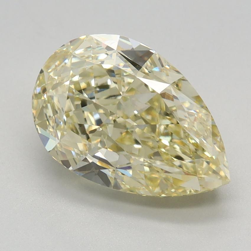 2.44 Ct. Fancy Yellow Pear Lab Grown Diamond