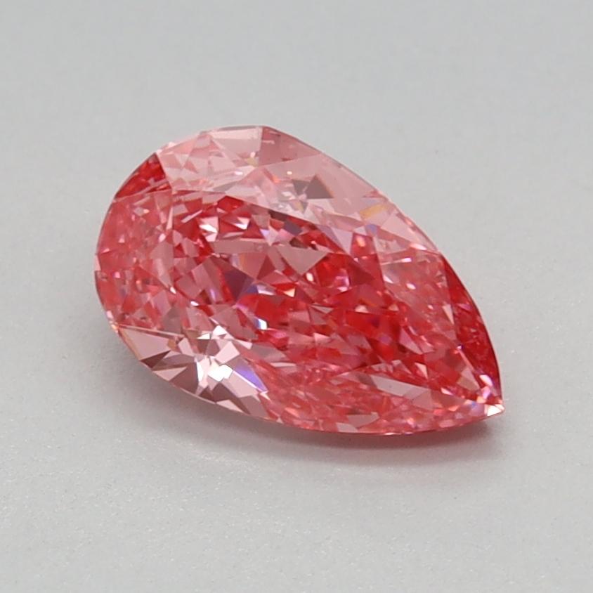 0.74 Ct. Fancy Vivid Pink Pear Lab Grown Diamond