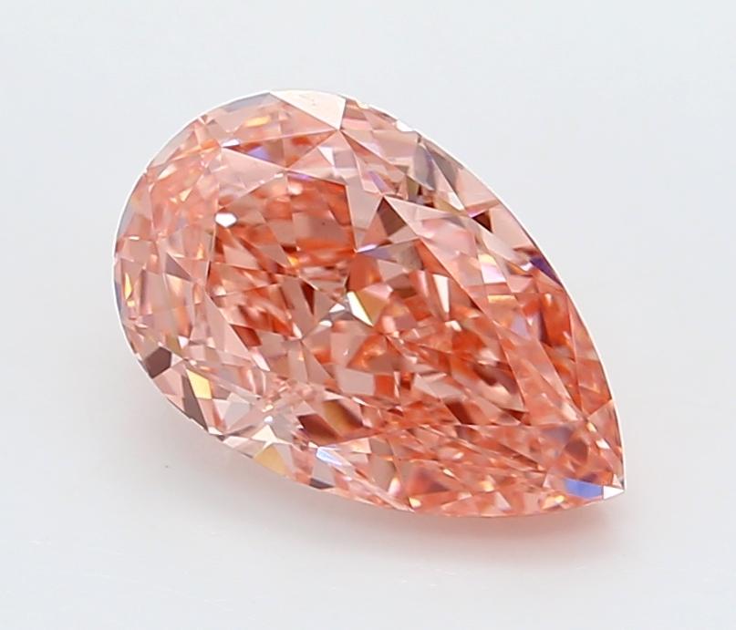 2.05 Ct. Fancy Vivid  Pink Pear Lab Grown Diamond