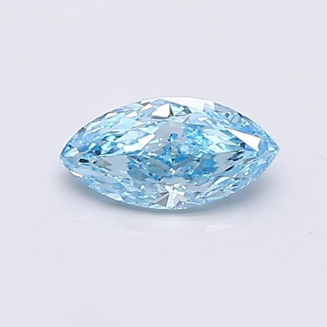 0.30 Ct. Fancy Vivid  Blue Marquise Lab Grown Diamond