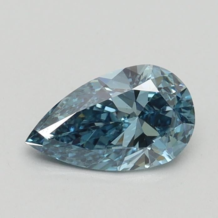 0.50 Ct. Fancy Intense Blue Pear Lab Grown Diamond