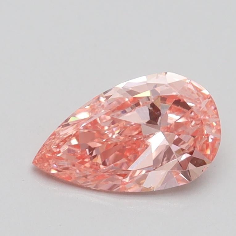 0.70 Ct. Fancy Vivid Pink Pear Lab Grown Diamond