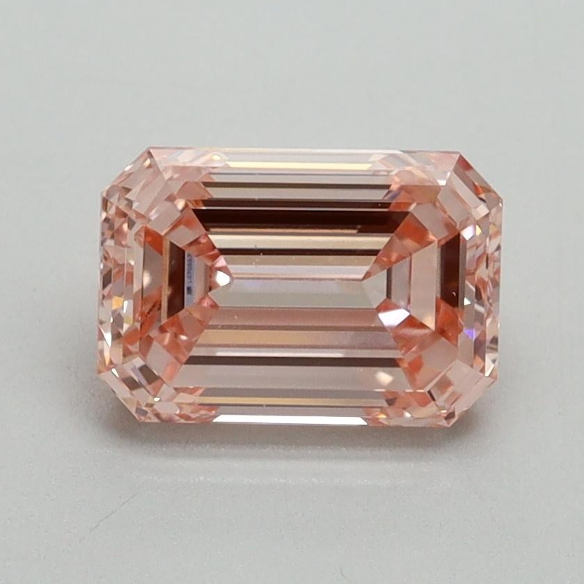 1.52 Ct. Fancy Intense Pink Emerald Lab Grown Diamond