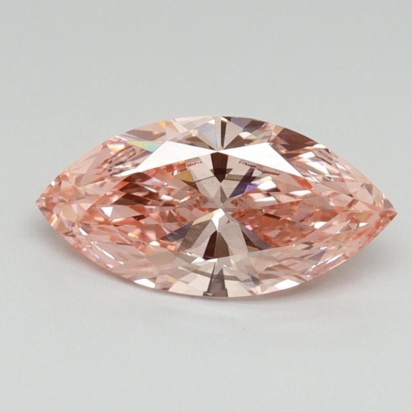1.03 Ct. Fancy Vivid Pink Marquise Lab Grown Diamond