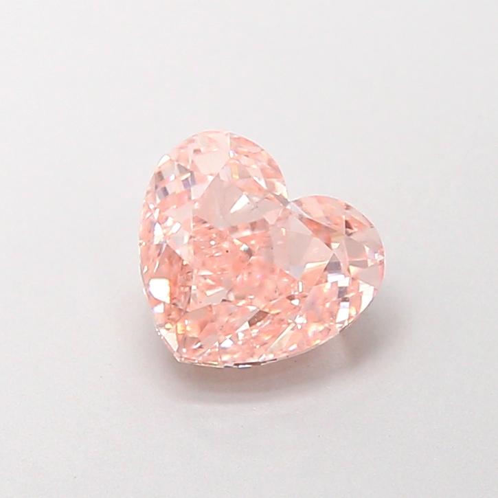 1.29 Ct. Fancy Pink Heart Lab Grown Diamond