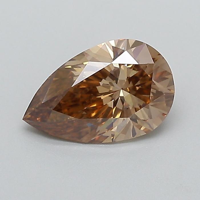 1.08 Ct. Fancy Light  Brown Pear Lab Grown Diamond