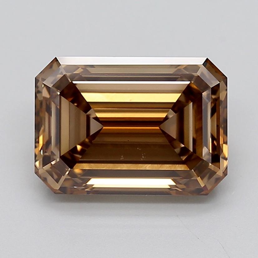 5.10 Ct. Fancy  Brown Emerald Lab Grown Diamond