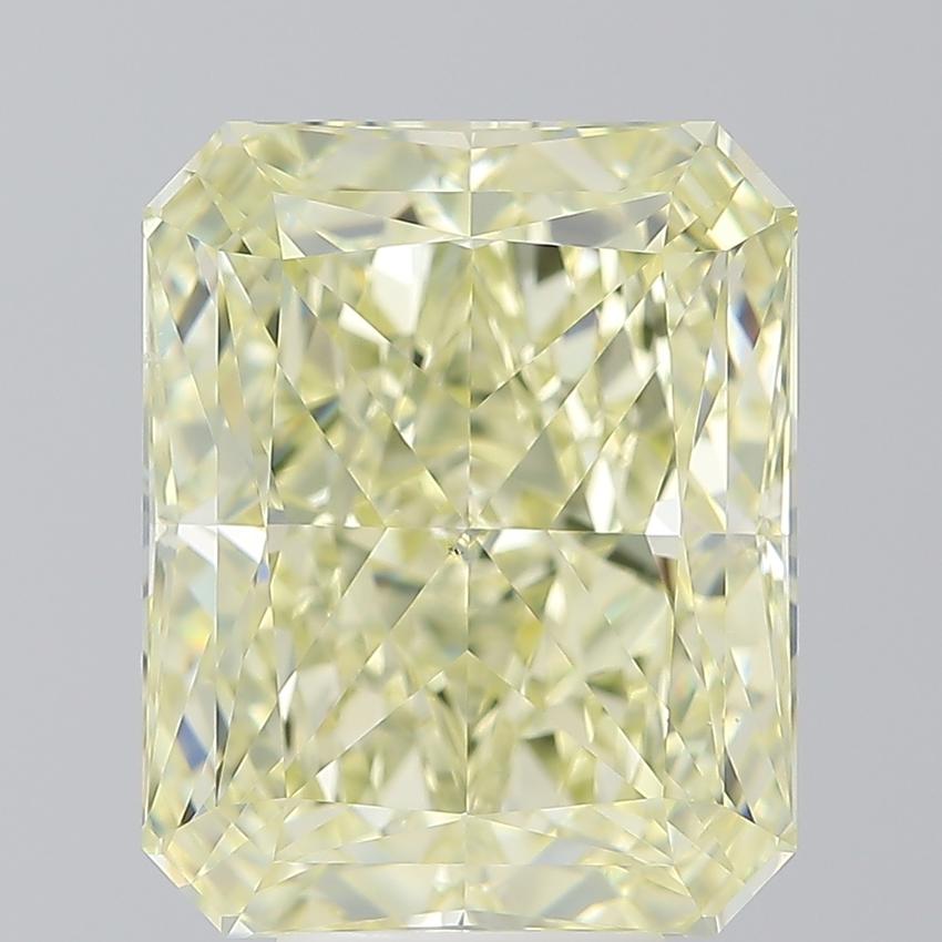 8.01 Ct. Fancy Light  Yellow Radiant Diamond