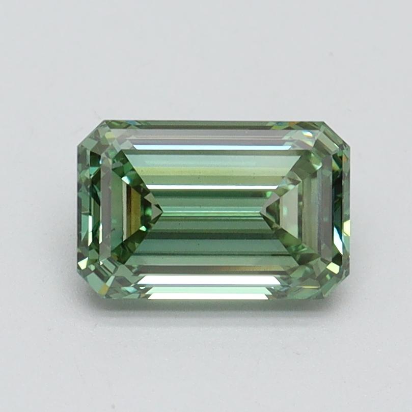 1.09 Ct. Fancy Vivid Green Emerald Lab Grown Diamond