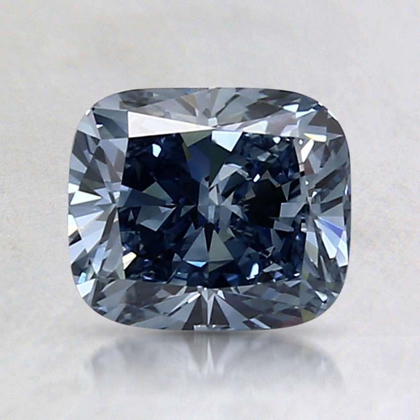 1.38 Ct. Fancy Intense Blue Cushion Lab Created Diamond