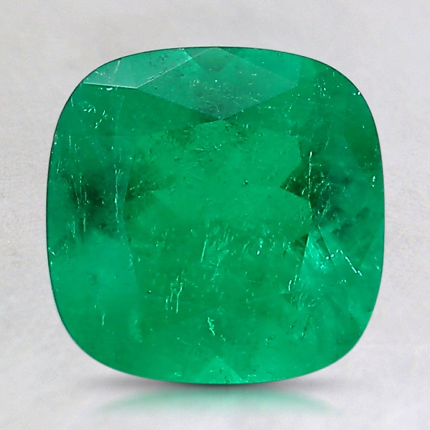 8mm Premium Cushion Colombian Emerald