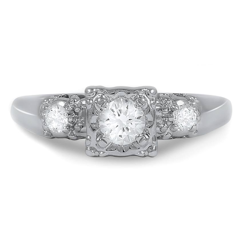 Retro Diamond Vintage Ring