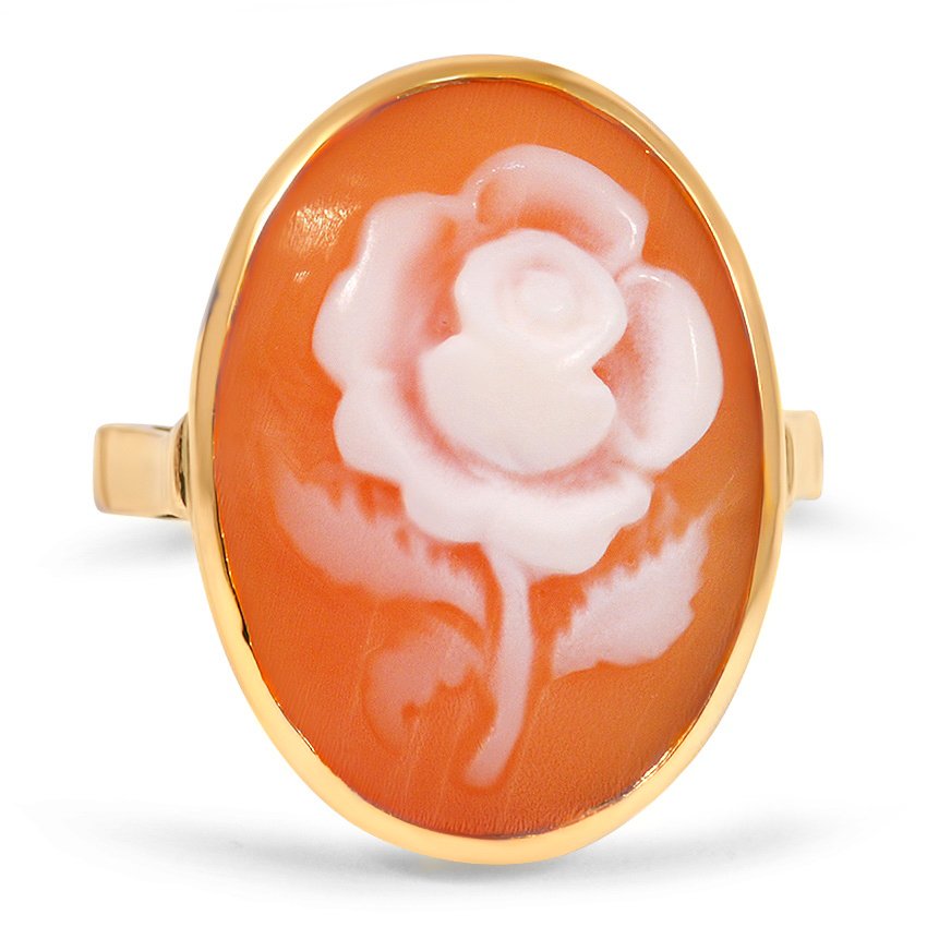 Edwardian Shell Cocktail Ring