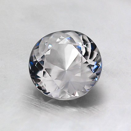 6mm Unheated White Round Sapphire