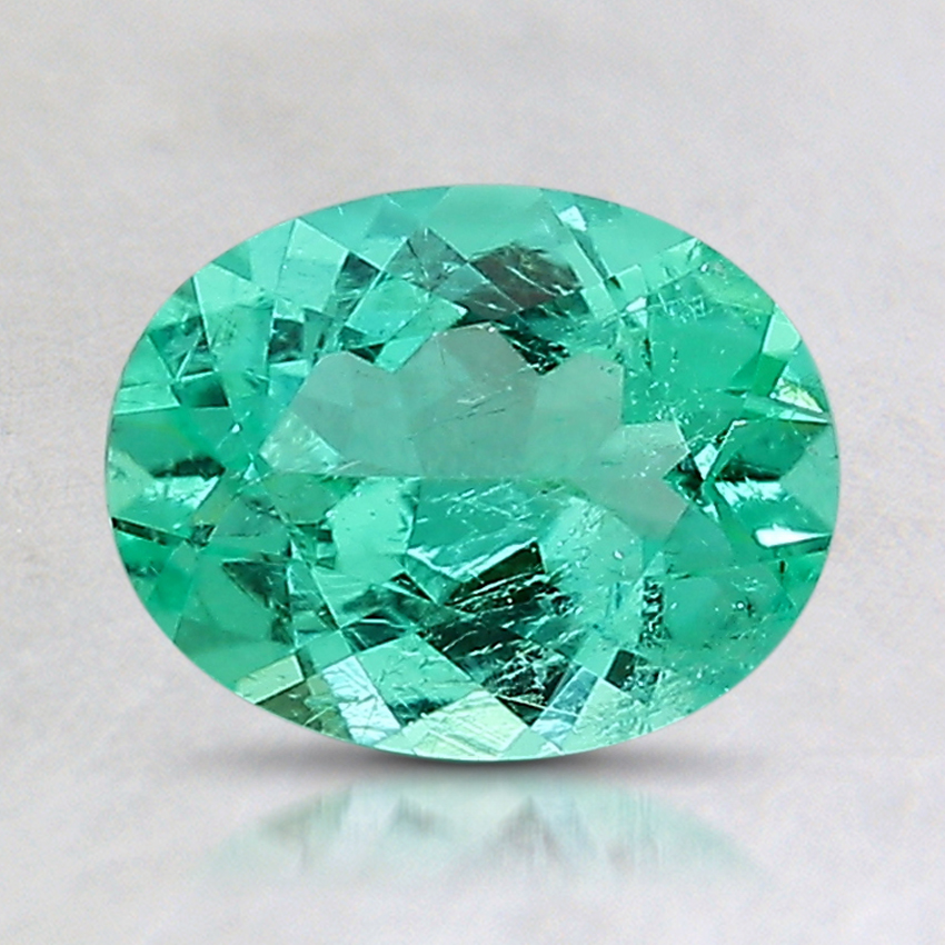 7.9x6.2mm Oval Colombian Emerald