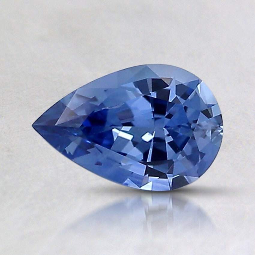 7.6x5mm Blue Pear Sapphire