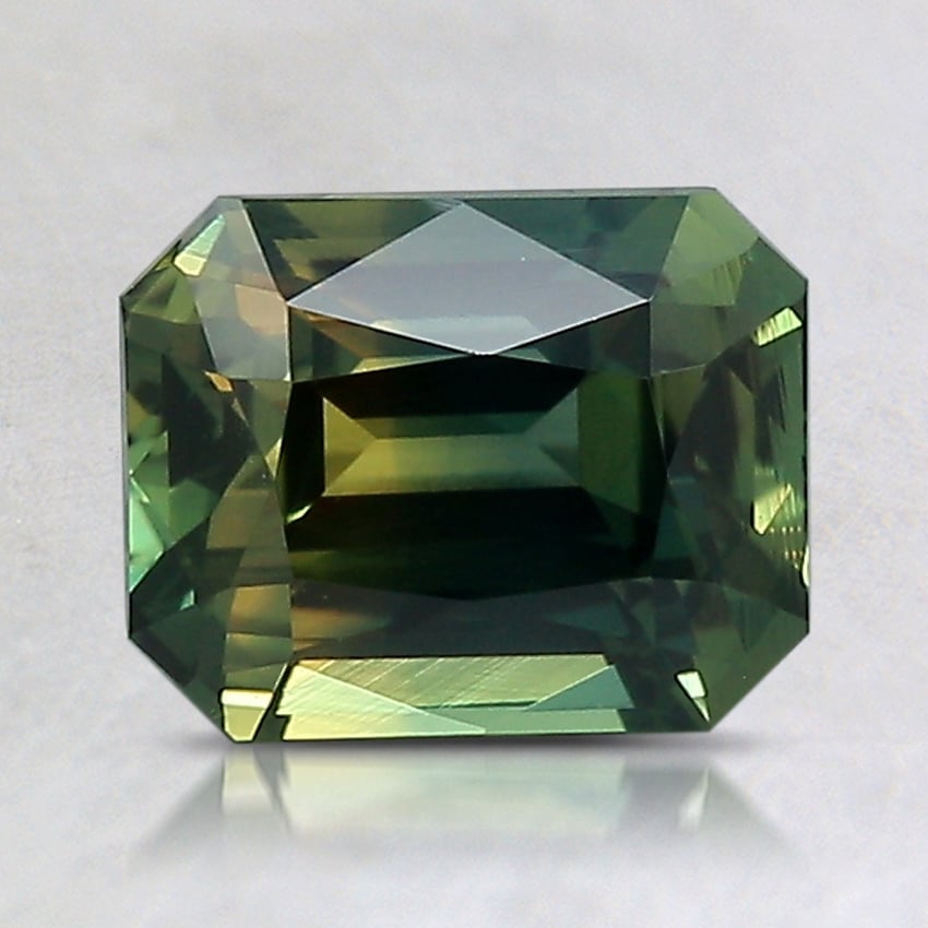 7.6x6mm Bi-Color Emerald Sapphire