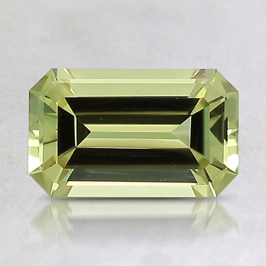 8x4.9mm Unheated Yellow Emerald Australian Sapphire