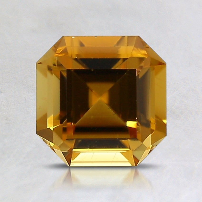 6.6mm Unheated Yellow Asscher Tourmaline